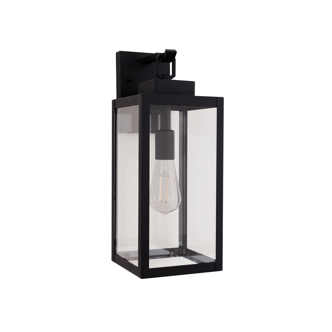Marin 1 Light 16.88" Outdoor Lantern In Textured Black by Craftmade