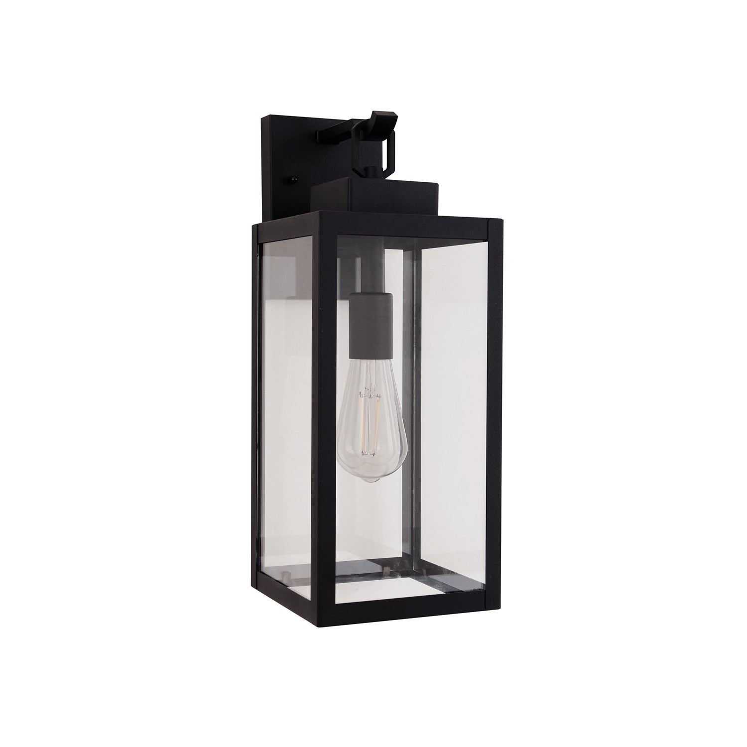 Marin 1 Light 16.88" Outdoor Lantern In Textured Black by Craftmade