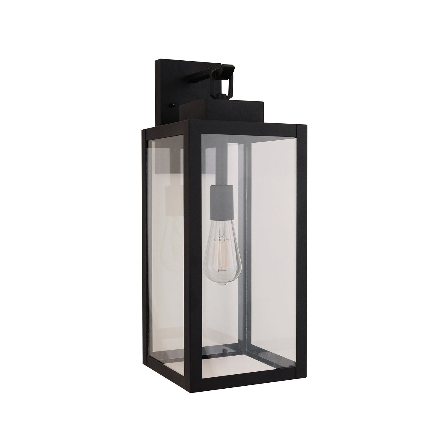 Marin 1 Light 20.63" Outdoor Wall Lantern In Textured Black by Craftmade