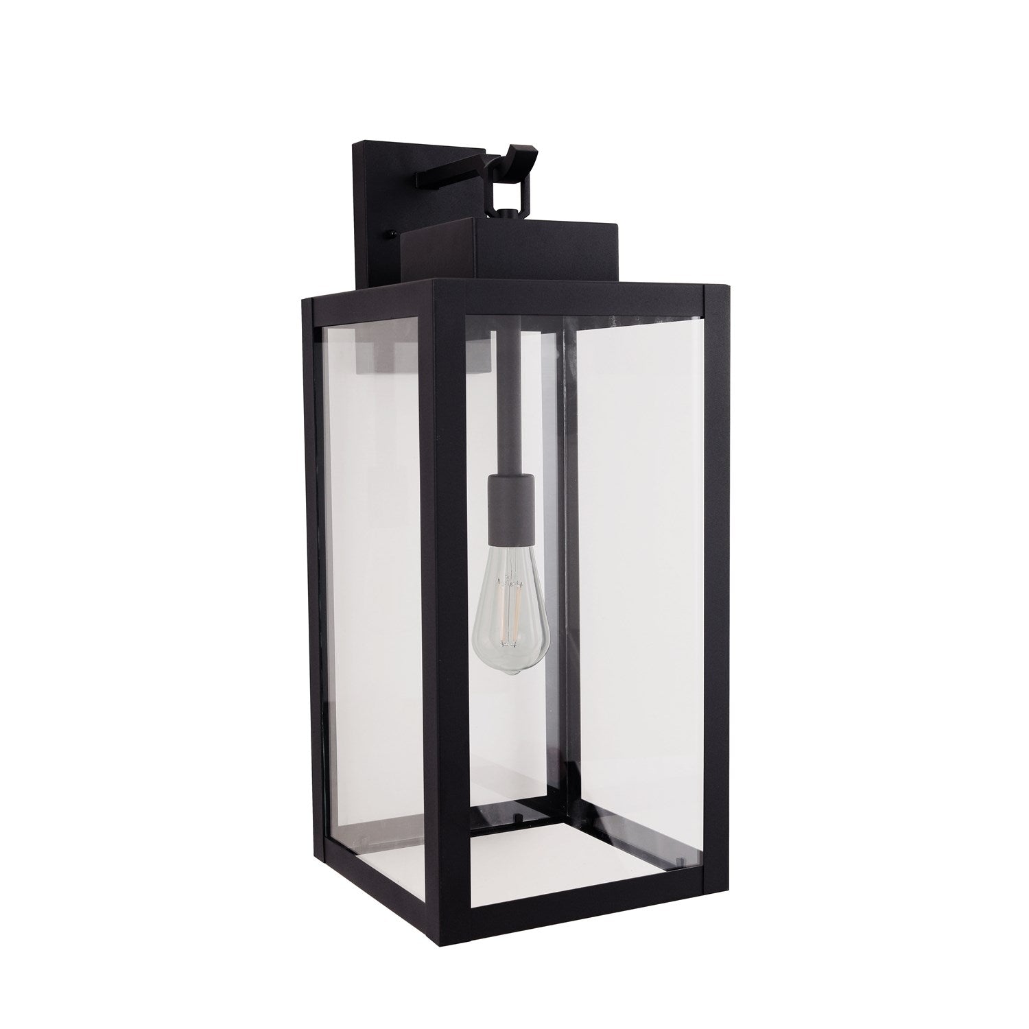 Marin 1 Light 24.25" Outdoor Lantern In Textured Black by Craftmade