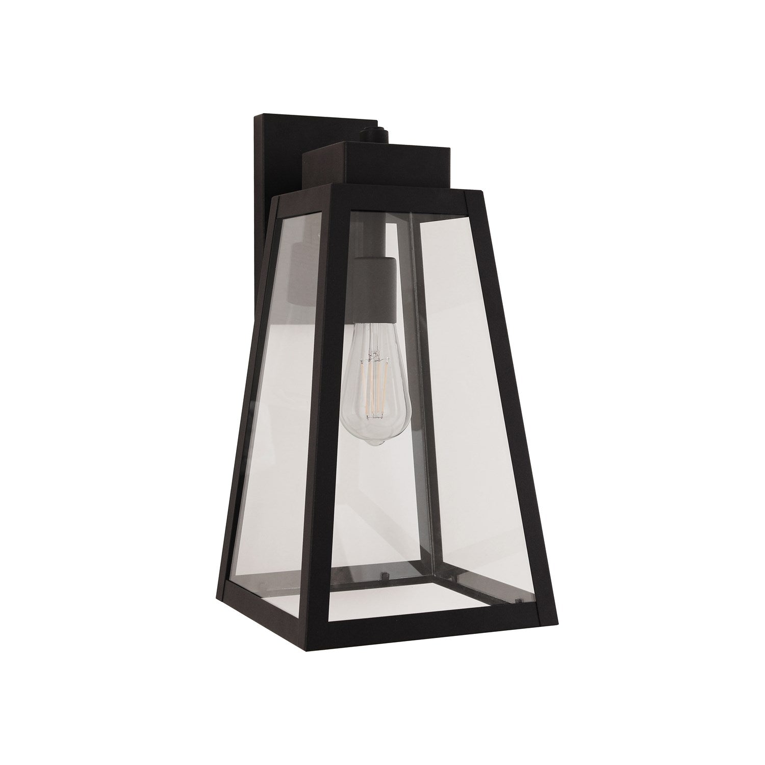 Sorano 1 Light 16.75" Outdoor Lantern In Textured Black by Craftmade