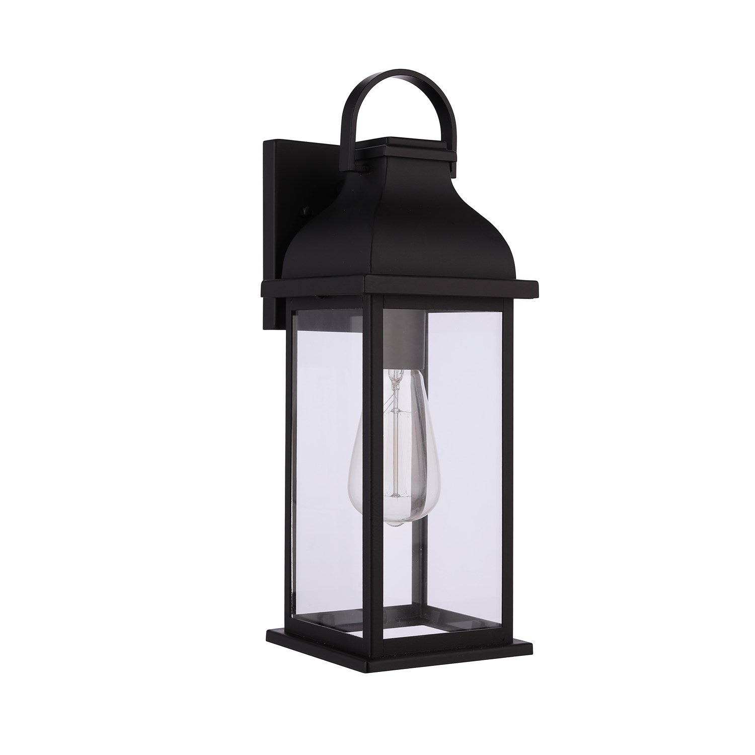 Bent Tree 1 Light Outdoor Wall Lantern In Midnight by Craftmade