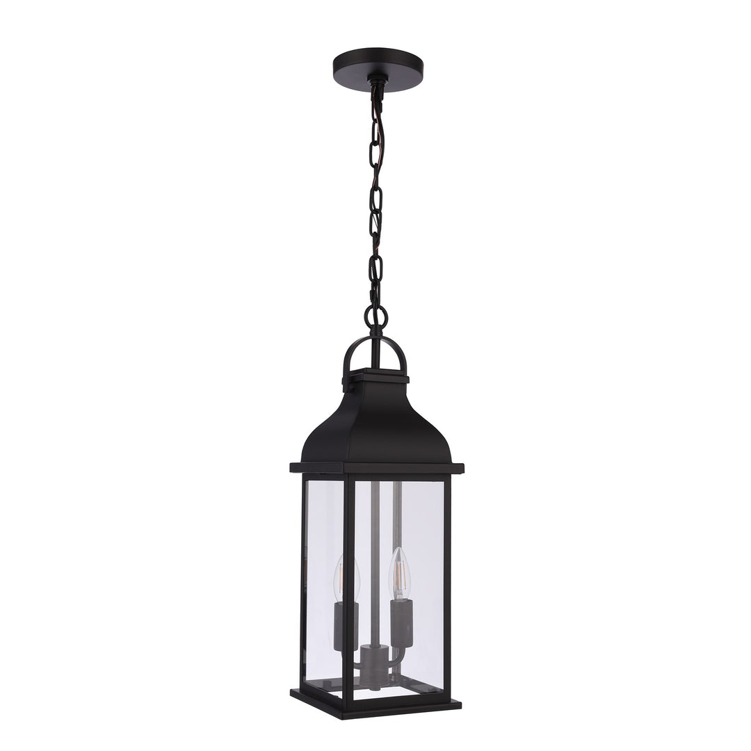 Bent Tree 2 Light Outdoor Pendant In Midnight by Craftmade