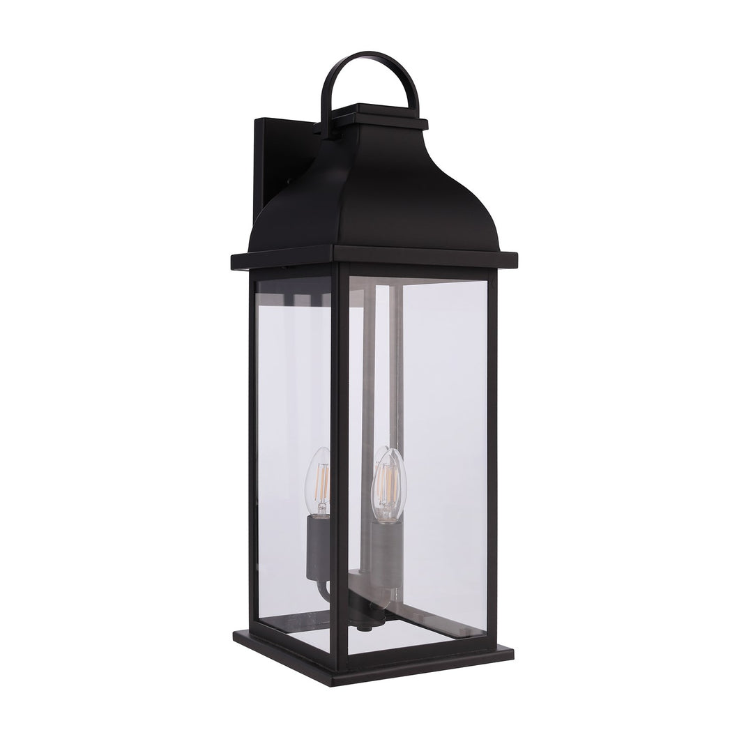 Bent Tree 3 Light Outdoor Wall Lantern In Midnight by Craftmade