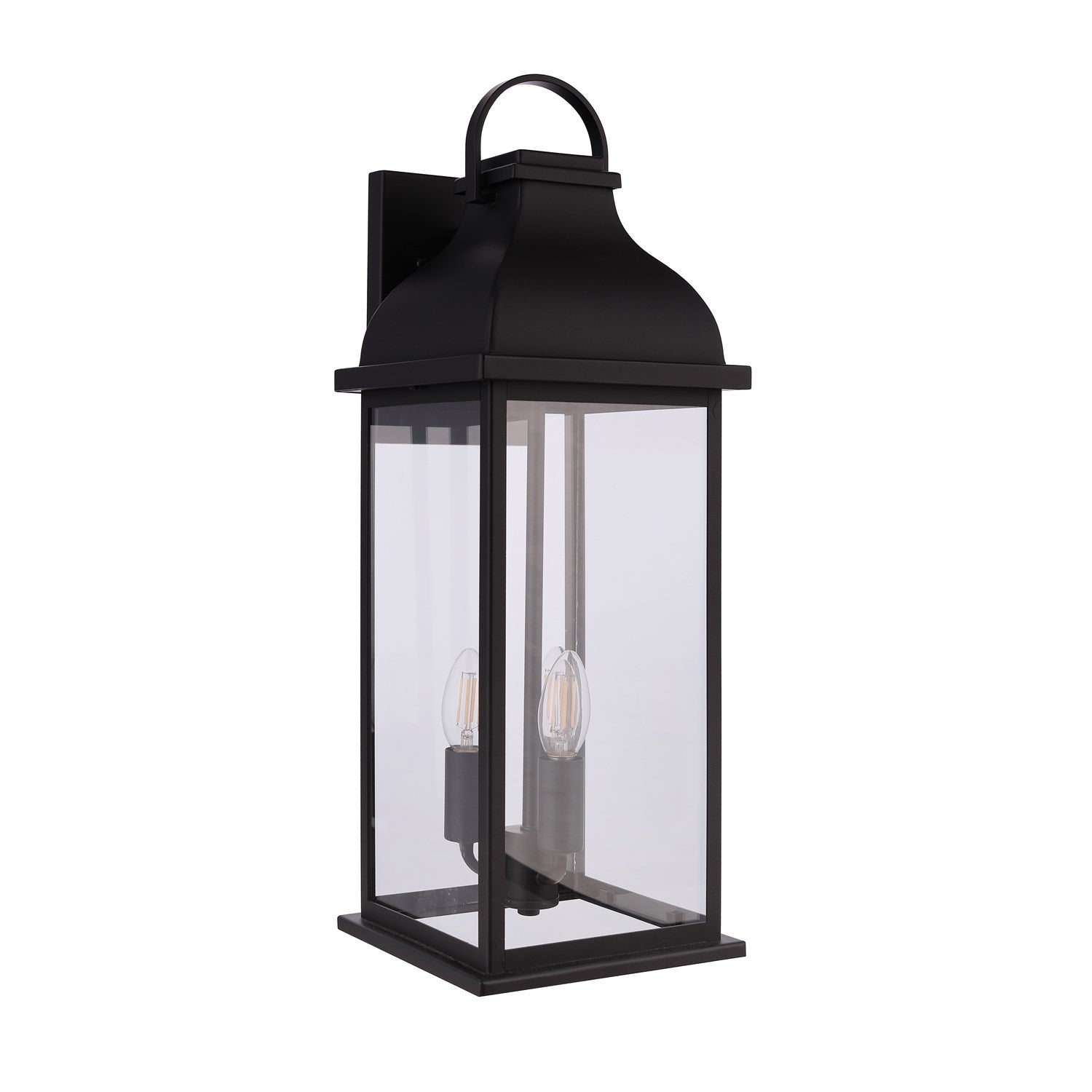 Bent Tree 3 Light Outdoor Wall Lantern In Midnight by Craftmade