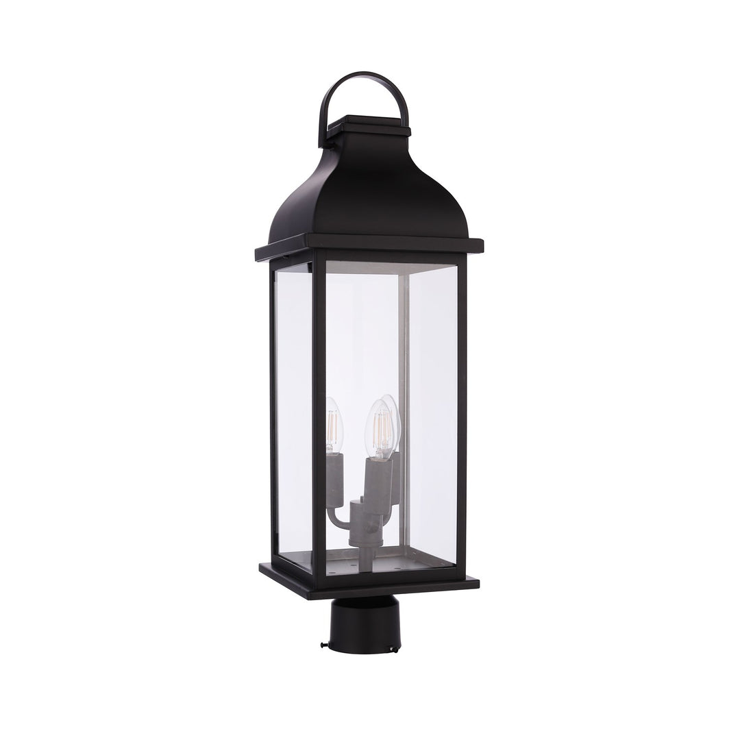 Bent Tree 3 Light Outdoor Post Mount In Midnight by Craftmade