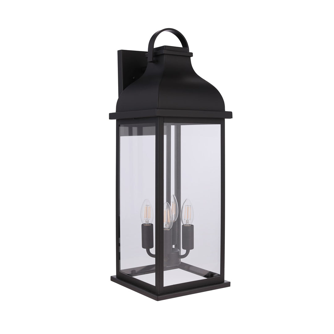 Bent Tree 4 Light Outdoor Wall Lantern In Midnight by Craftmade