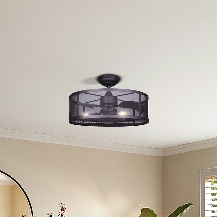 Ceiling Fan In Oil Rubbed Bronze Finish