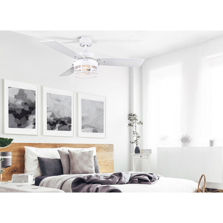 Ceiling Fan In White Finish