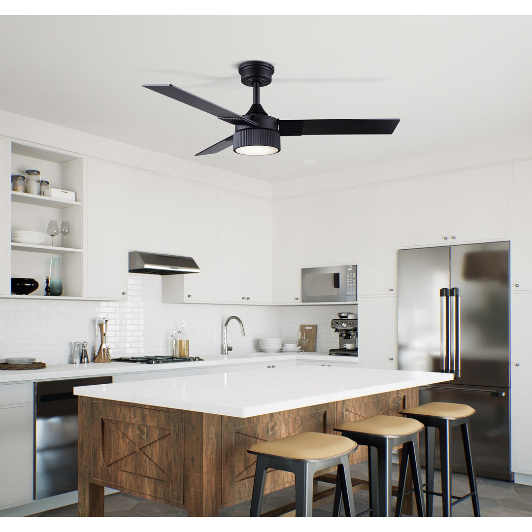 Ceiling Fan In Black Finish