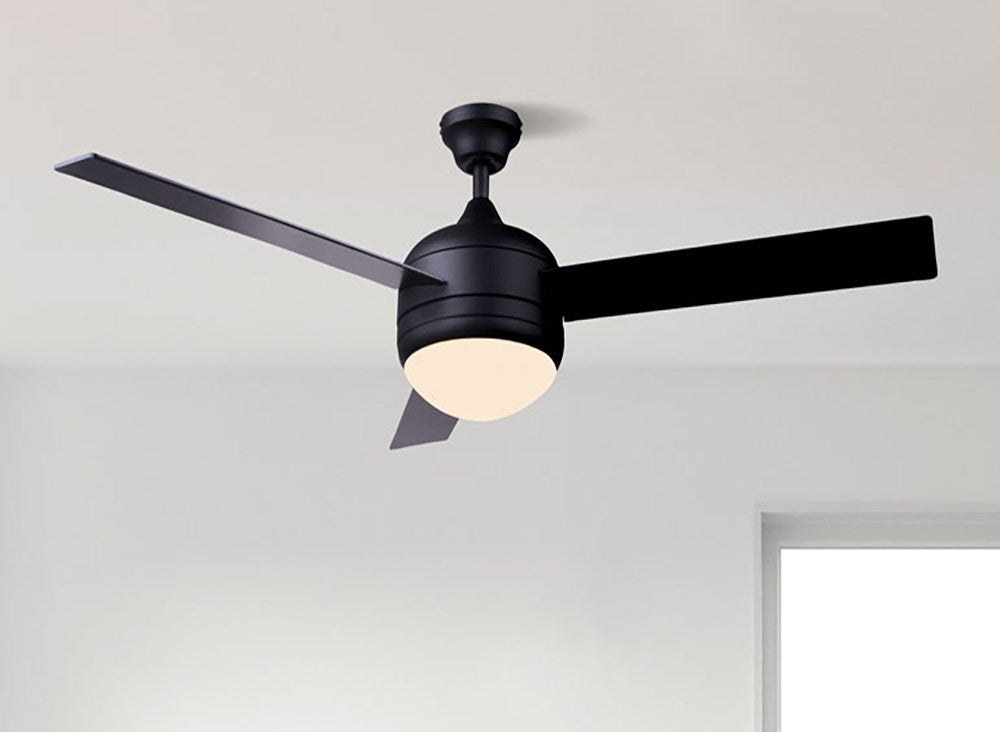 Ceiling Fan In Matte Black Finish