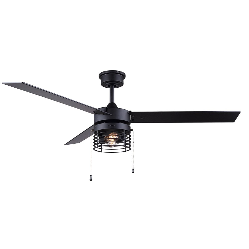 Ceiling Fan In Matte Black Finish by Canarm