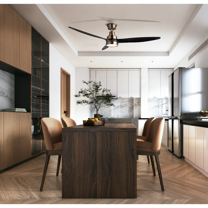 Ceiling Fan In Gold Finish