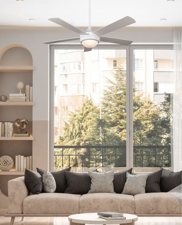 Ceiling Fan In White Finish