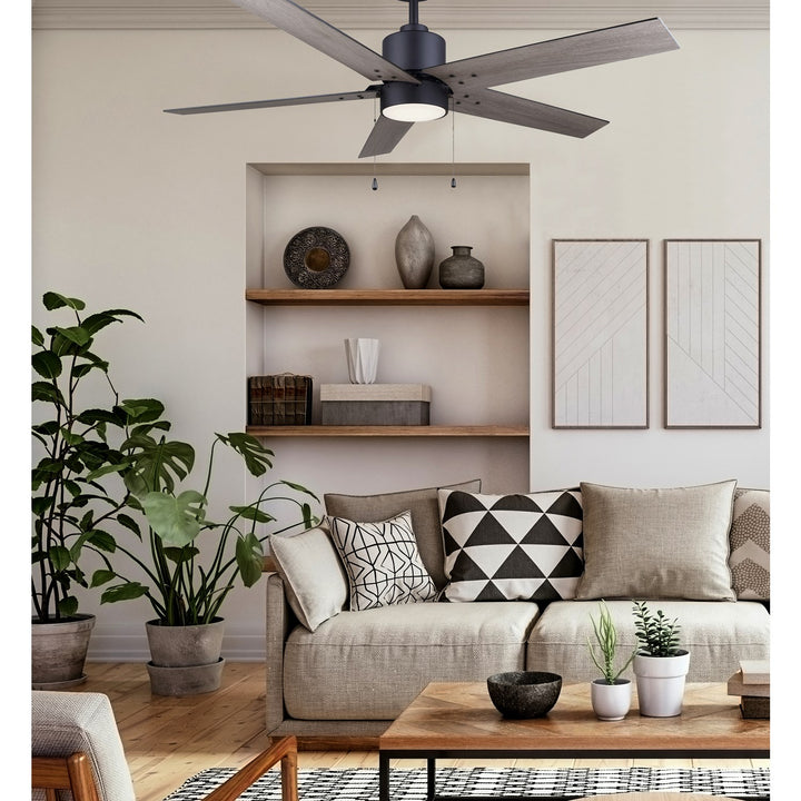 Ceiling Fan In Matte Black Finish