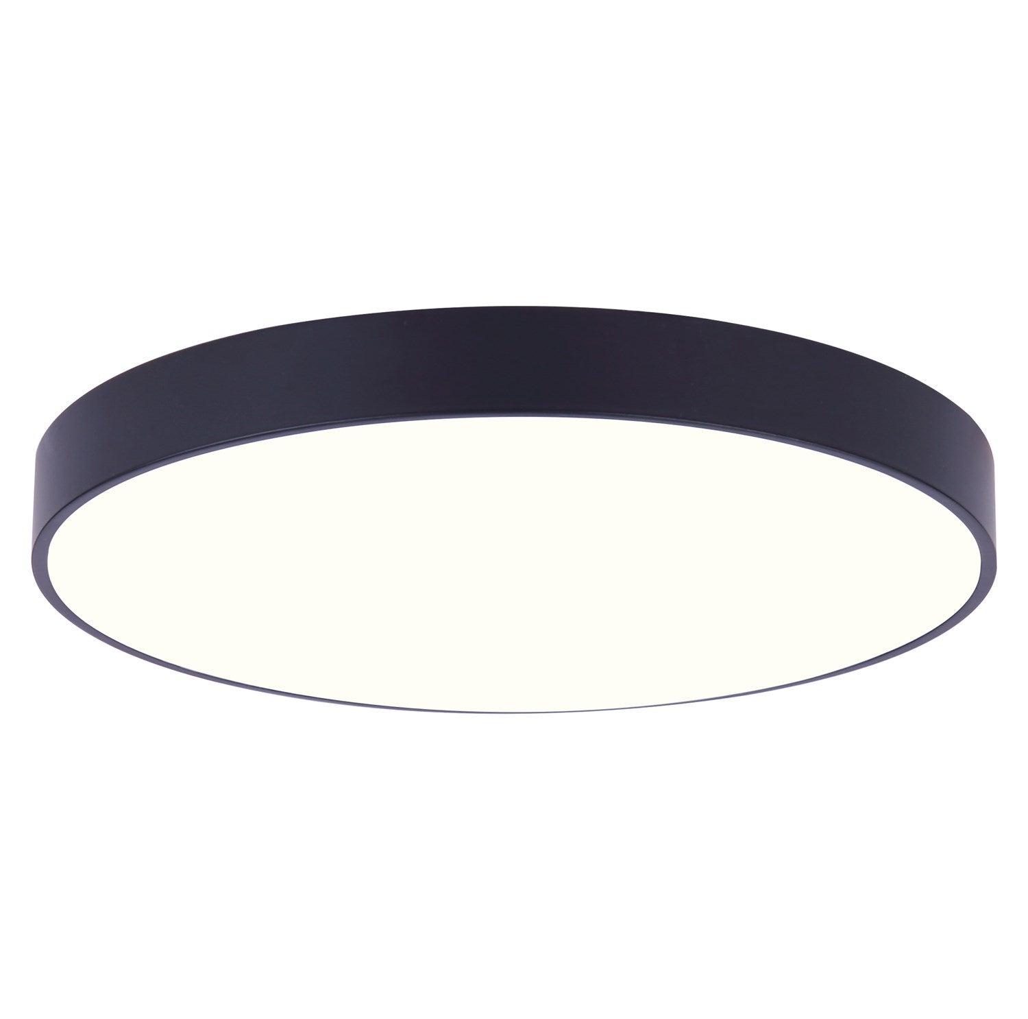 Flush Mount In Black With Pvc Lens Finish by Canarm