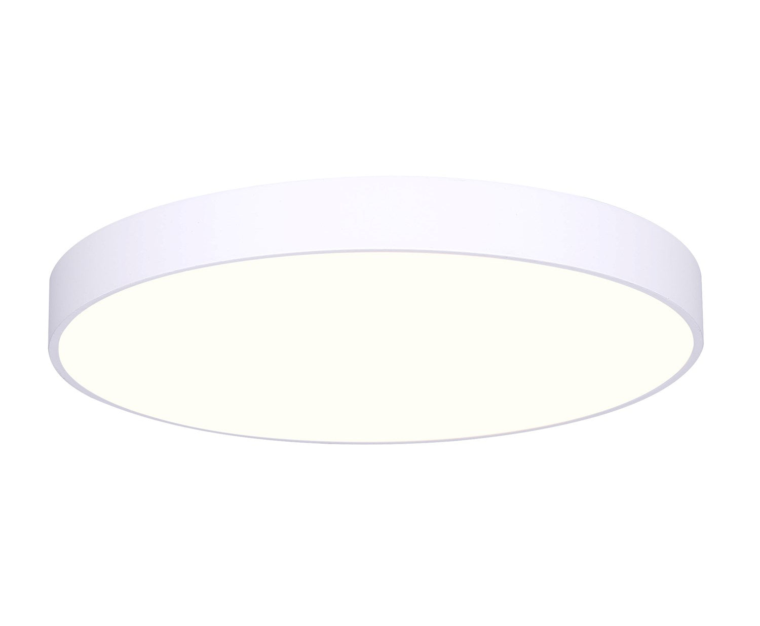 Flush Mount In White With Pvc Lens Finish by Canarm