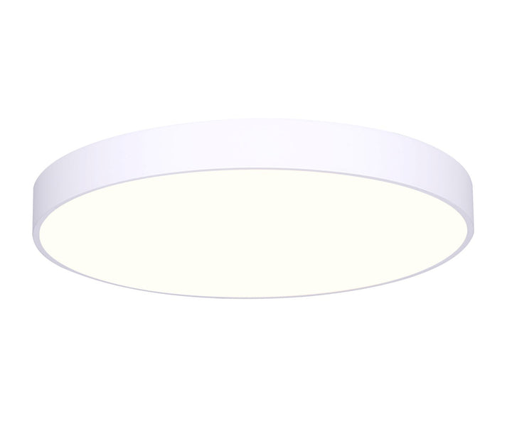Flush Mount In White With Pvc Lens Finish by Canarm