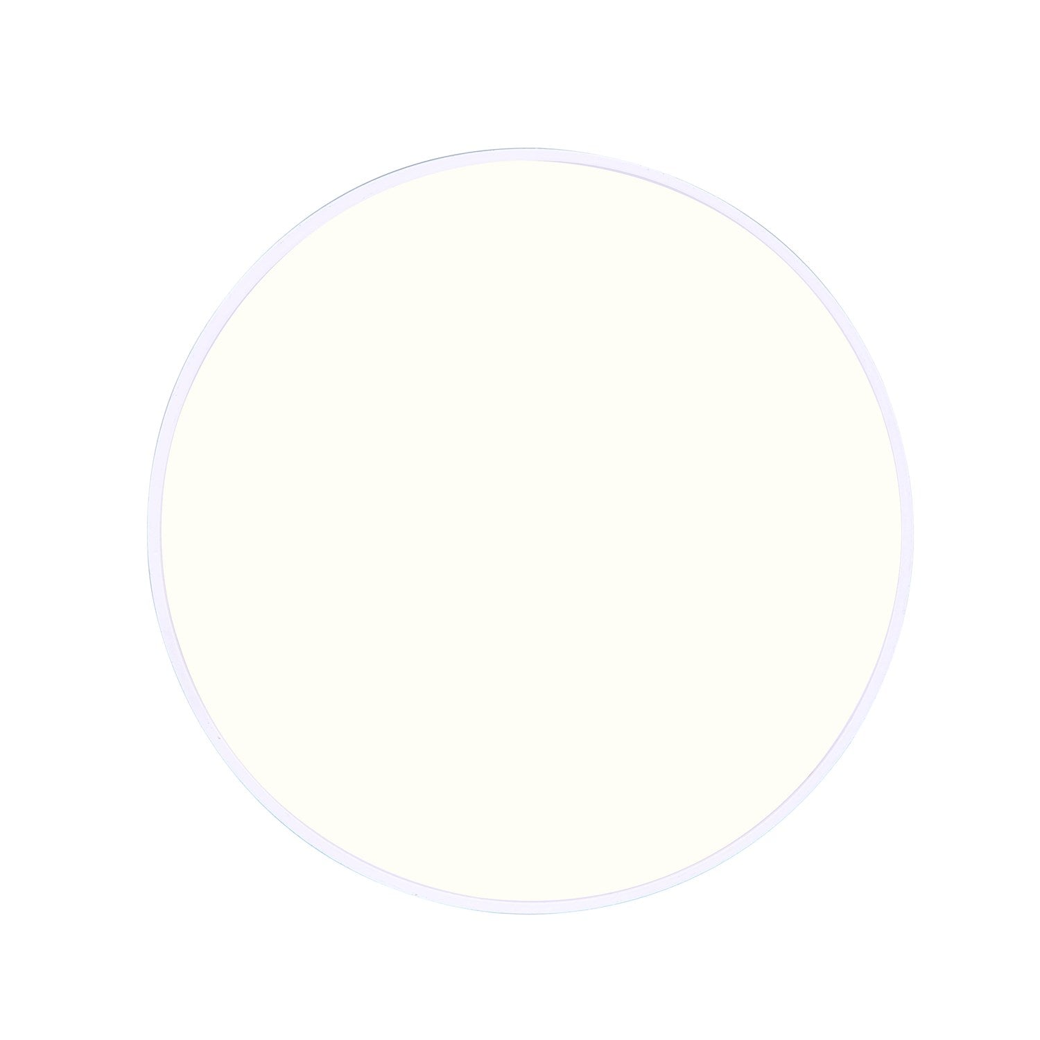 Flush Mount In White With Pvc Lens Finish