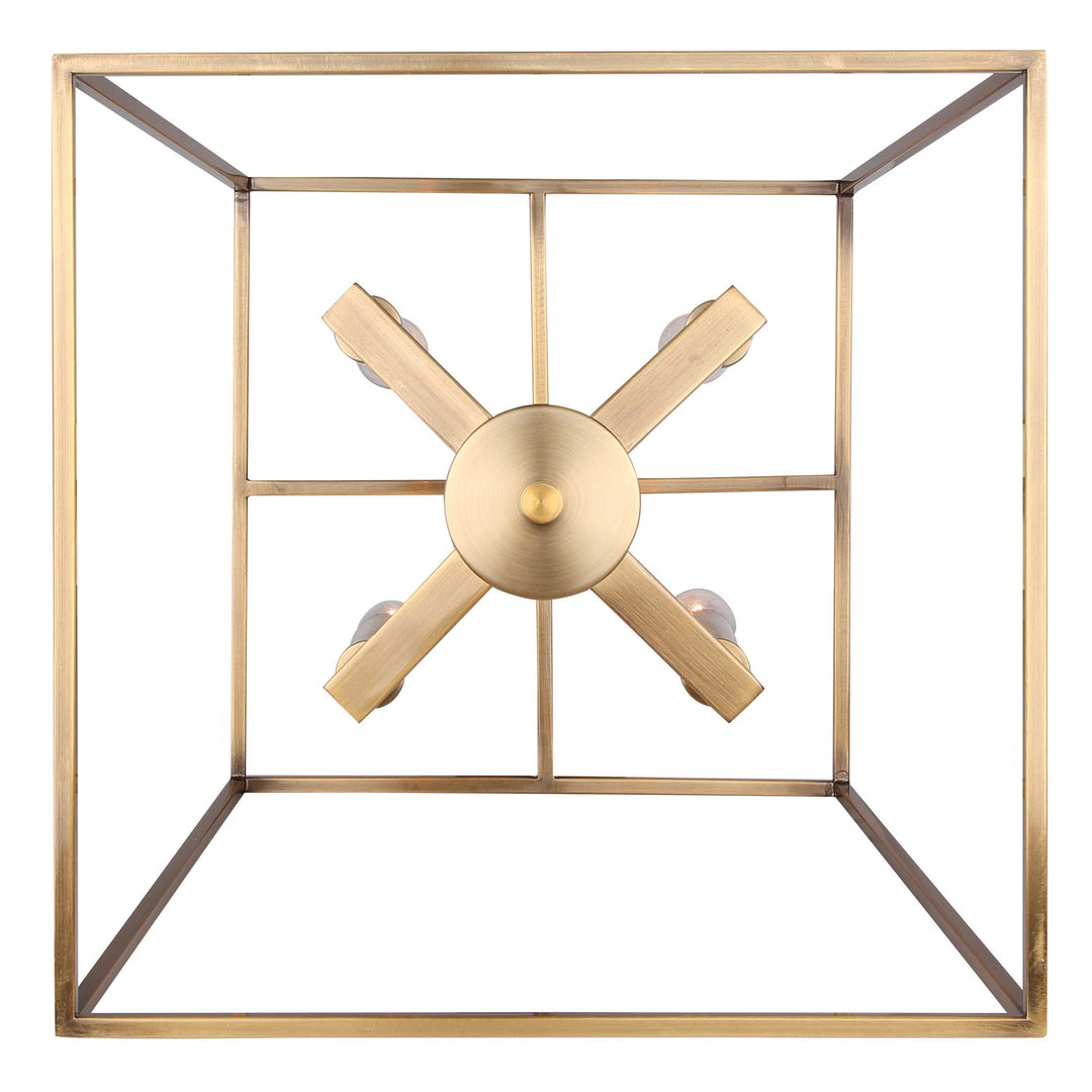 Chandelier In Gold Finish