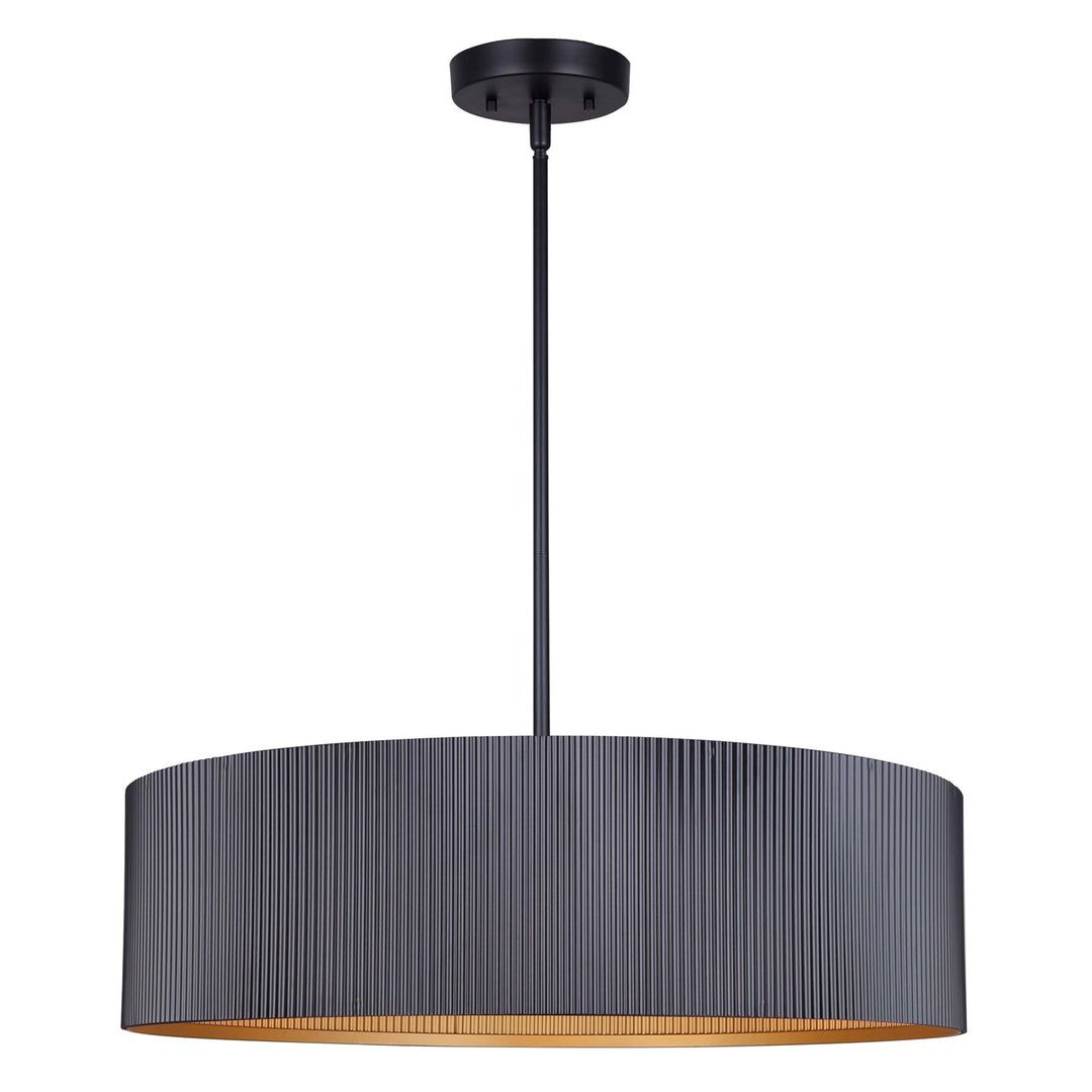 Chandelier In Matte Black Finish by Canarm