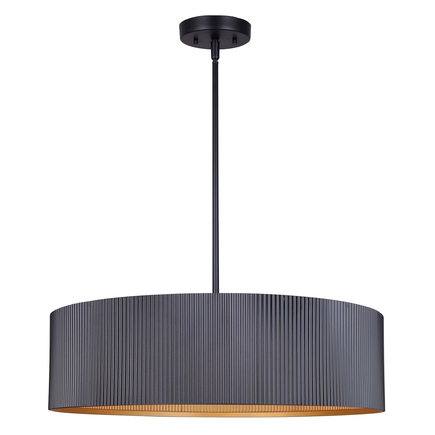 Chandelier In Matte Black Finish by Canarm
