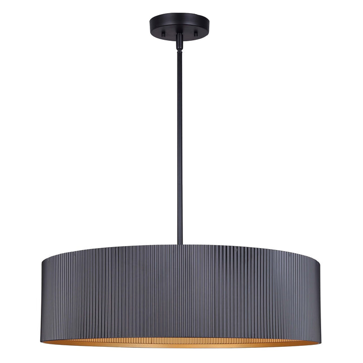 Chandelier In Matte Black Finish by Canarm