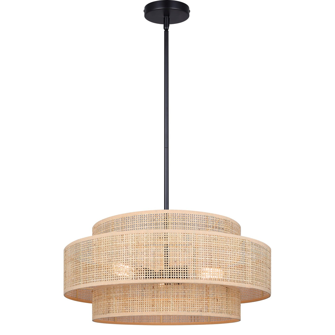 Chandelier In Black Finish by Canarm
