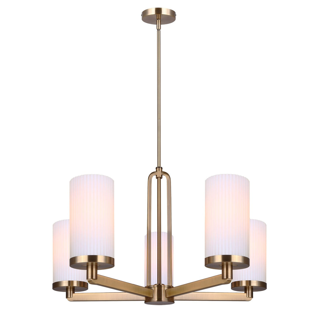Chandelier In Gold Finish by Canarm