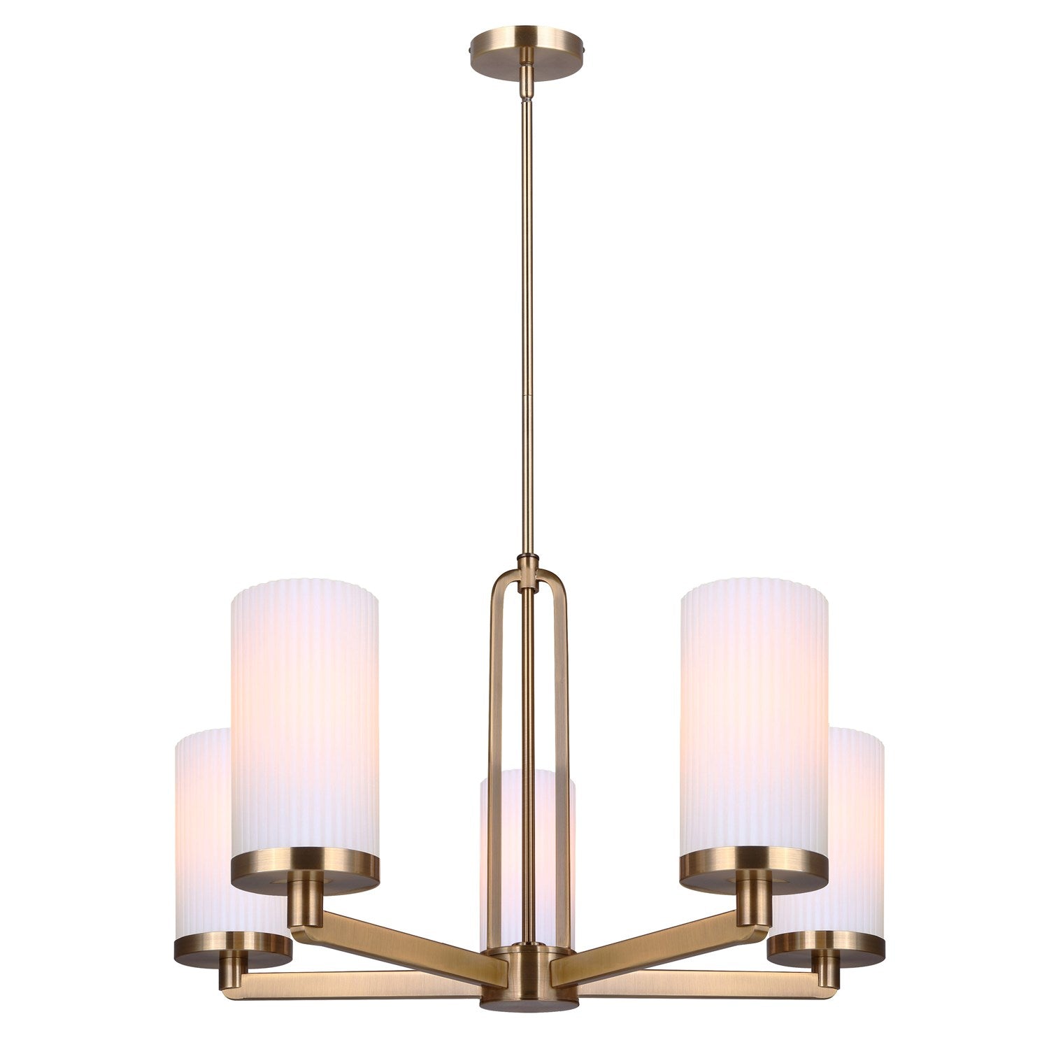 Chandelier In Gold Finish by Canarm
