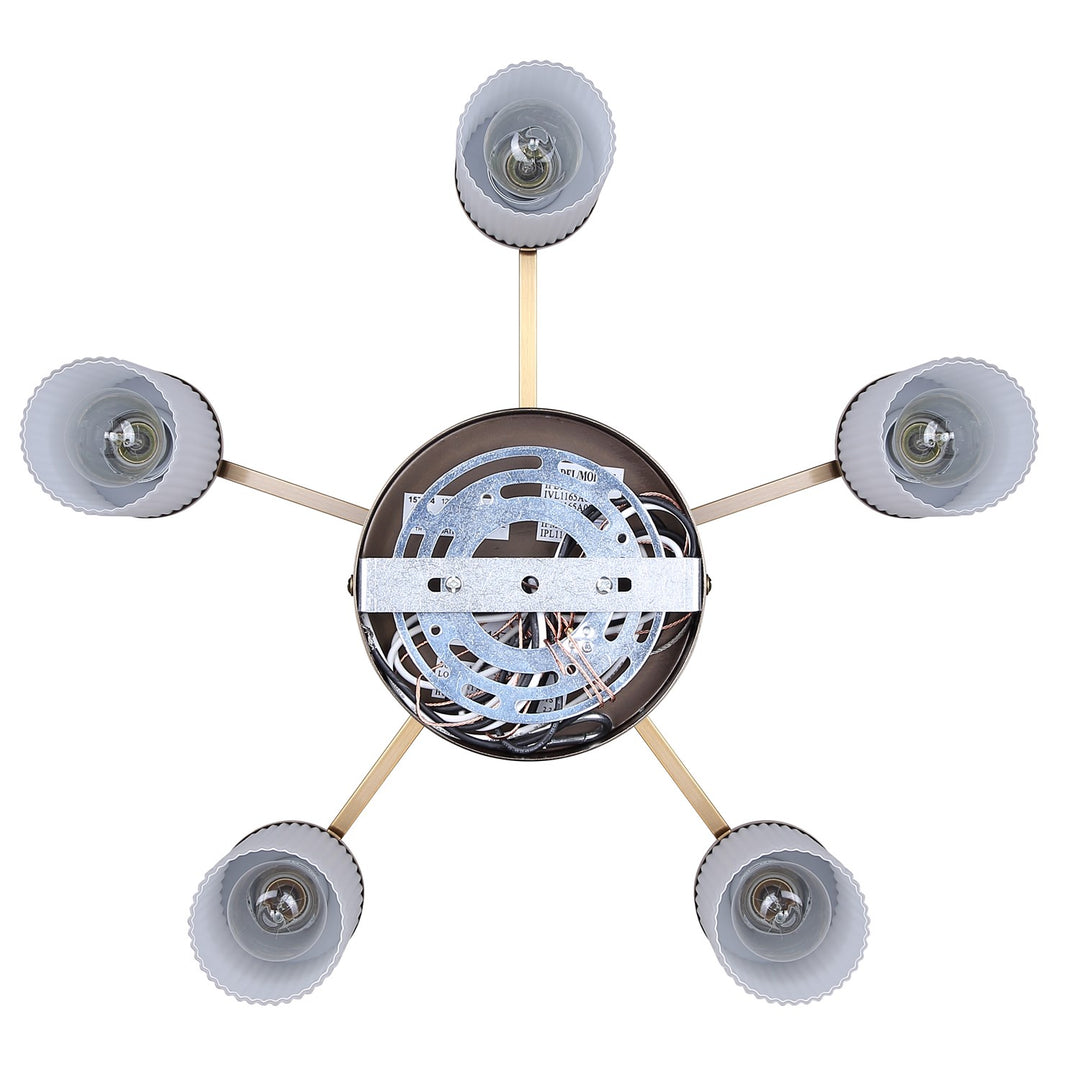 Chandelier In Gold Finish