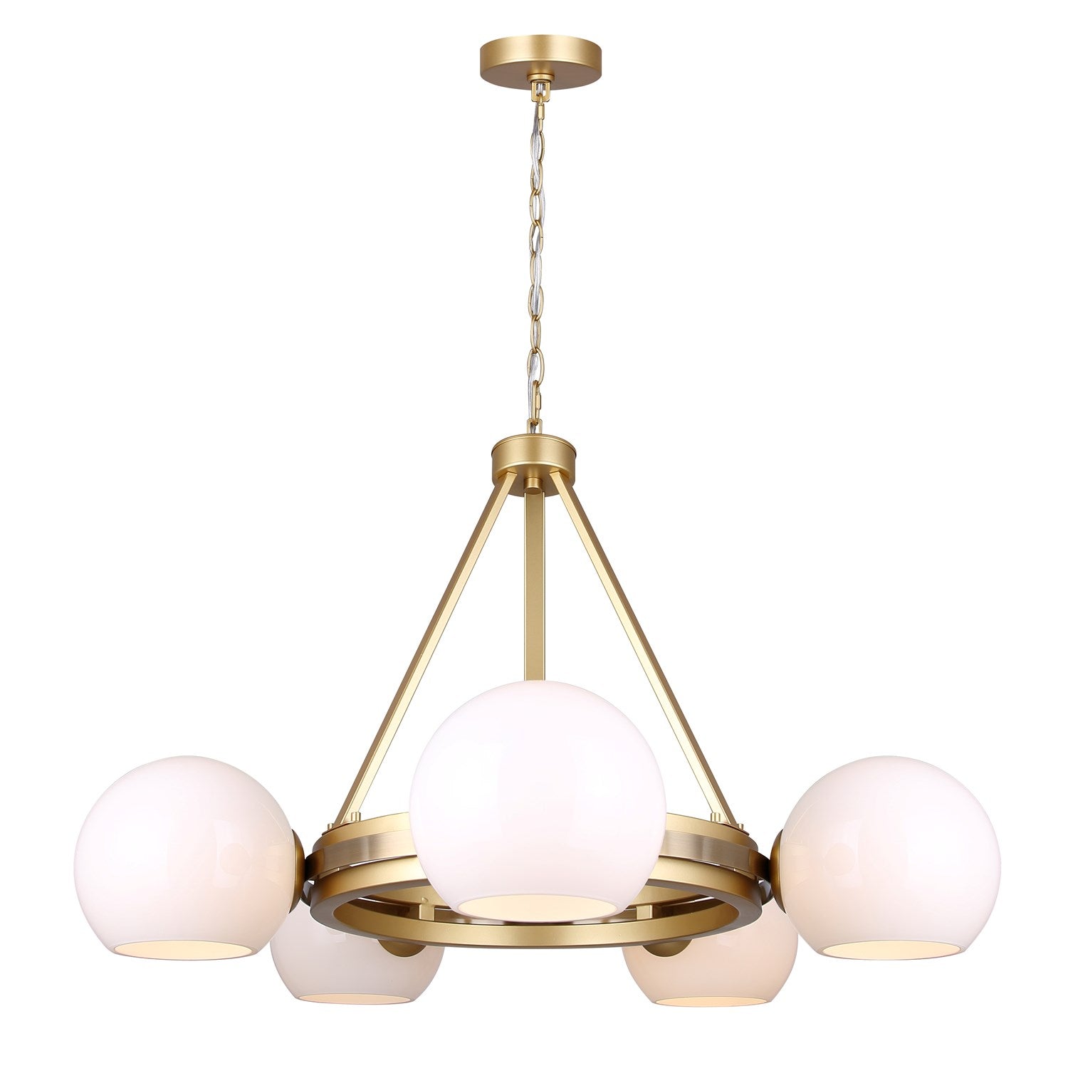 Chandelier In Gold Finish by Canarm