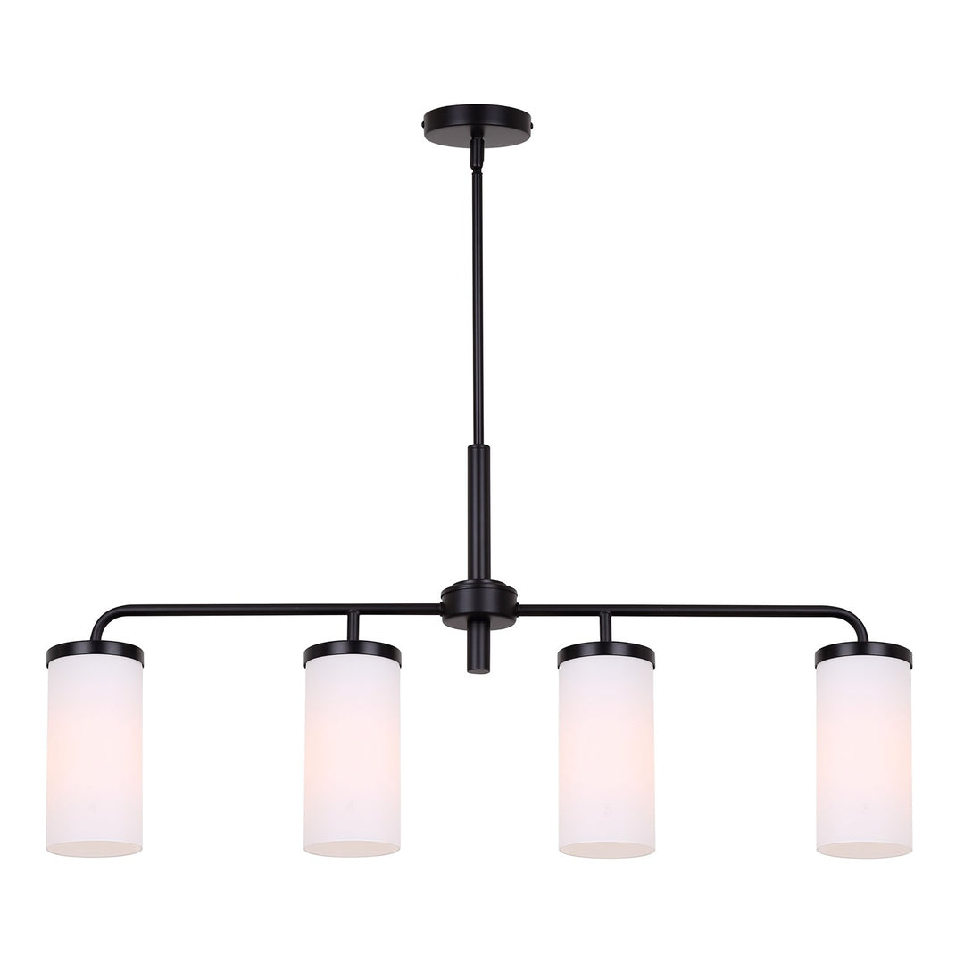 Chandelier In Matte Black Finish
