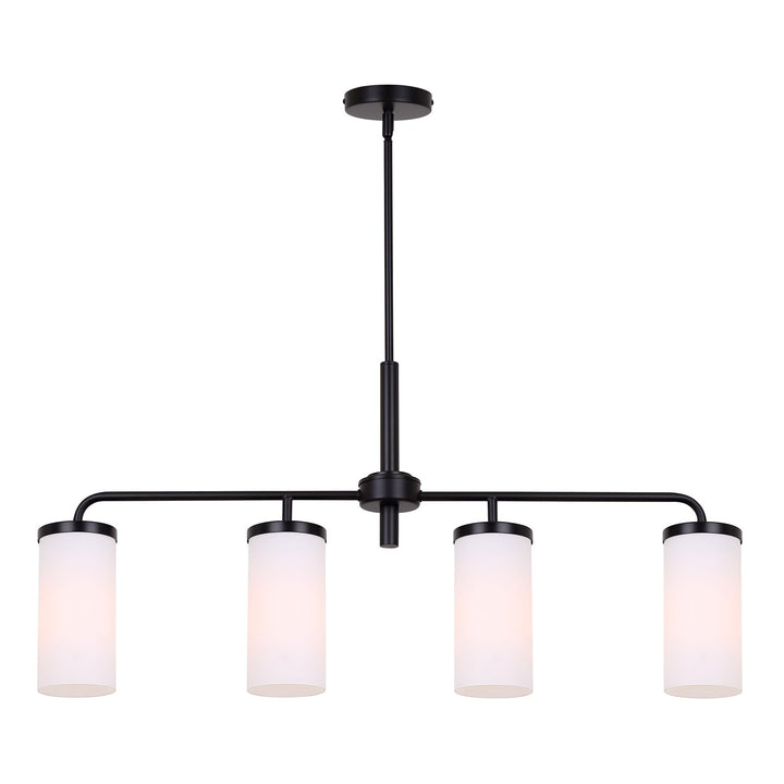 Chandelier In Matte Black Finish