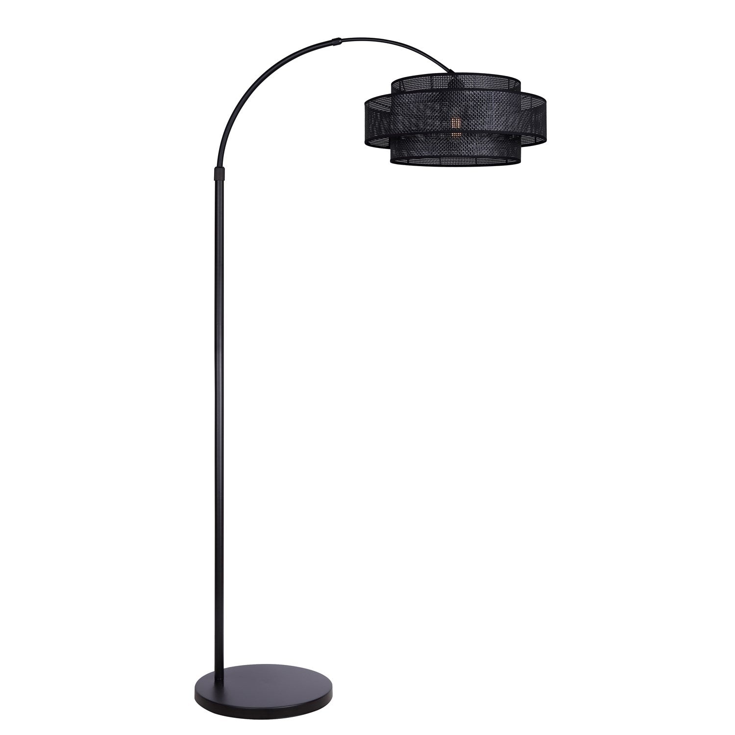Floor Lamp In Black Finish by Canarm