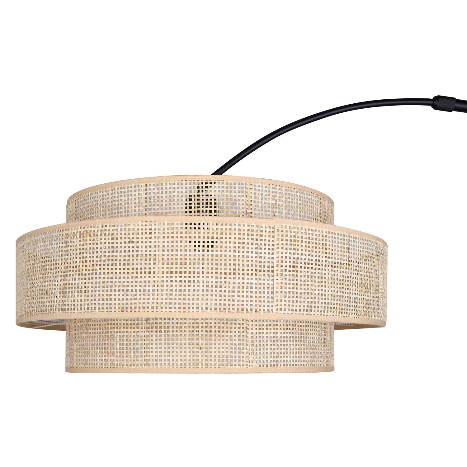 Floor Lamp In Matte Black Finish