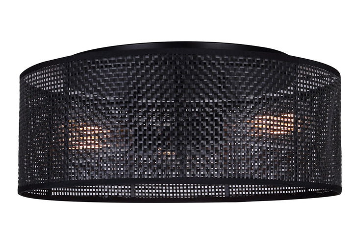 Flush Mount In Black Finish by Canarm