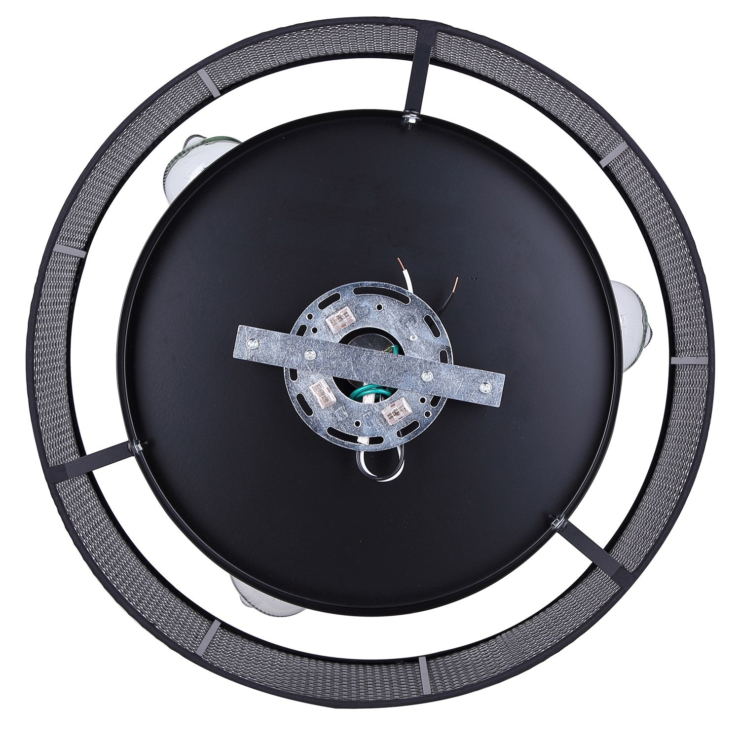 Flush Mount In Black Finish