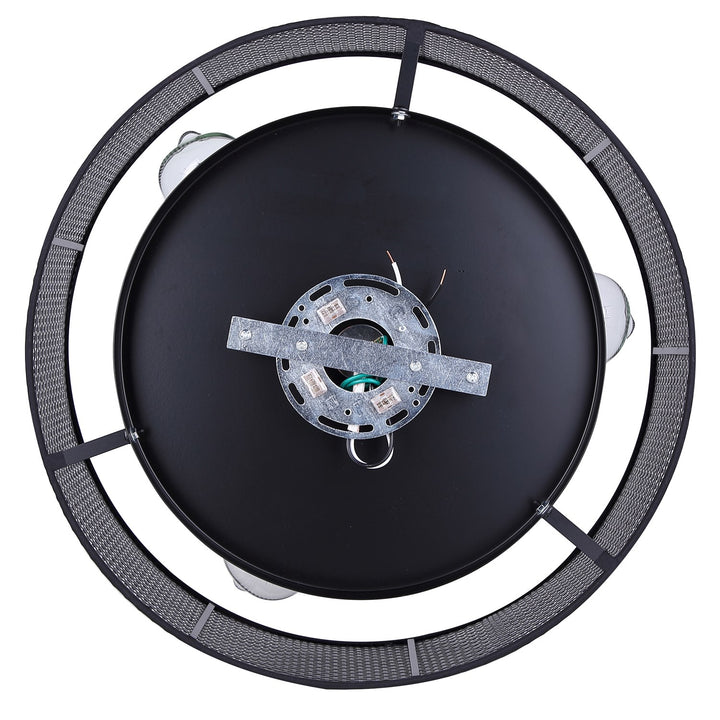 Flush Mount In Black Finish