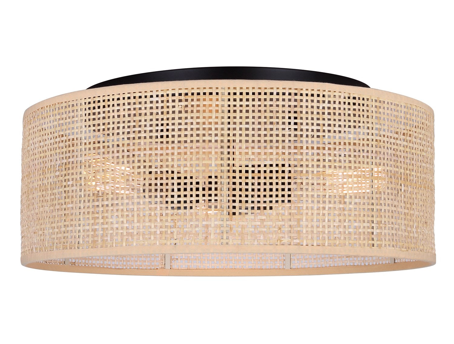 Flush Mount In Black Finish by Canarm