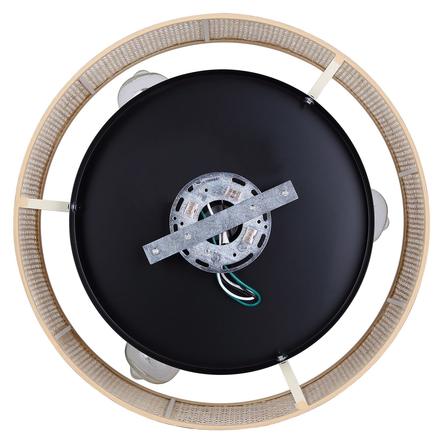 Flush Mount In Black Finish