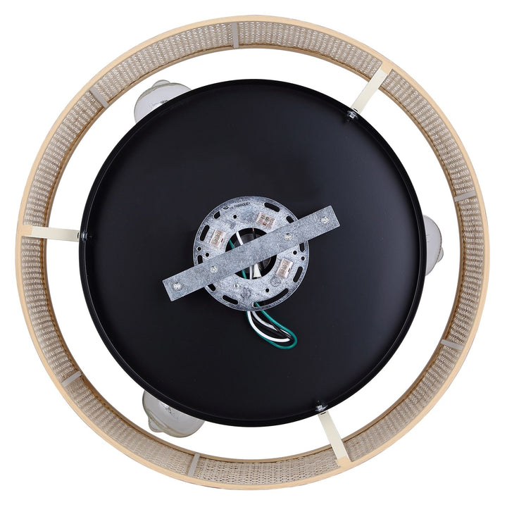 Flush Mount In Black Finish