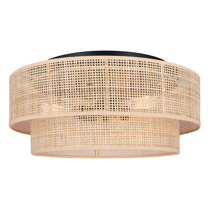 Flush Mount In Black Finish by Canarm