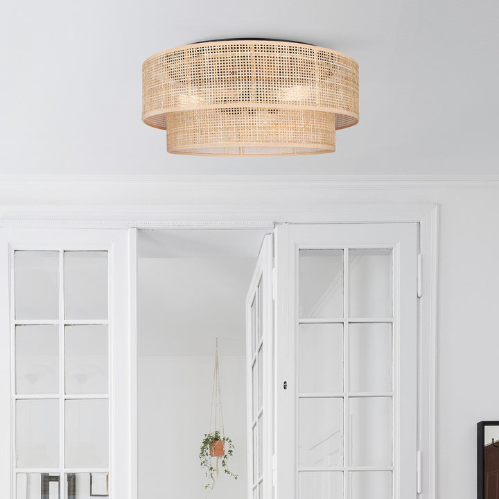 Flush Mount In Black Finish