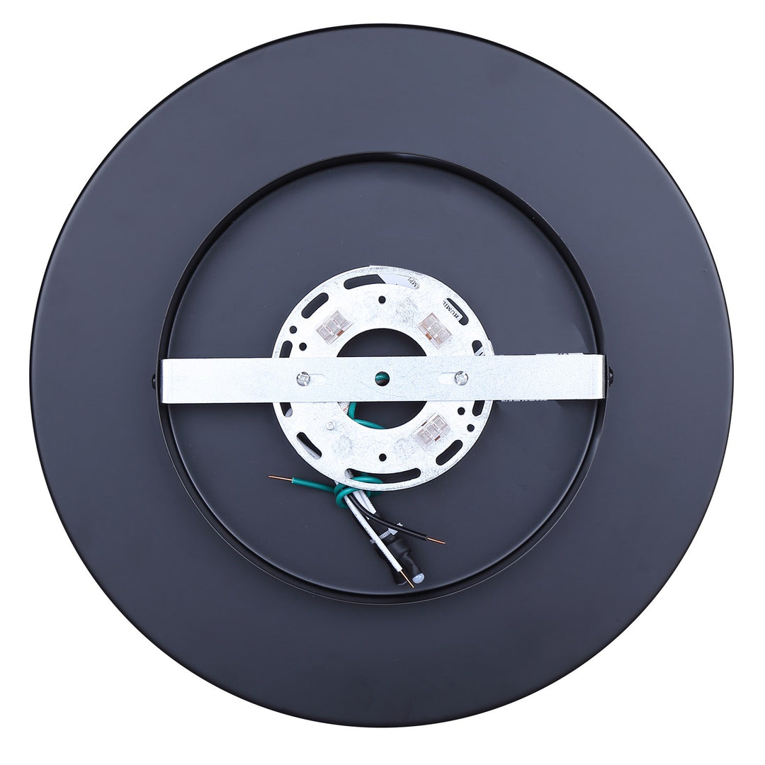 Flush Mount In Black Finish