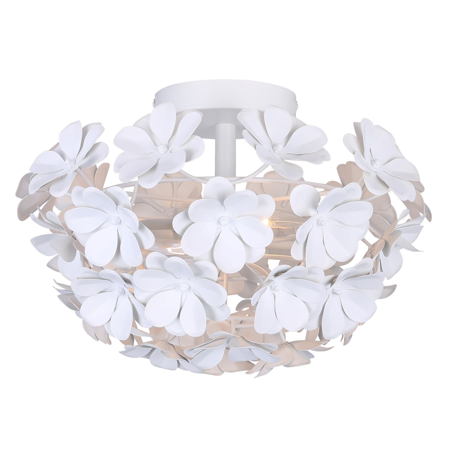 Flush Mount In White Finish by Canarm