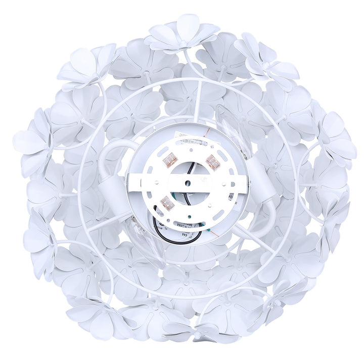 Flush Mount In White Finish