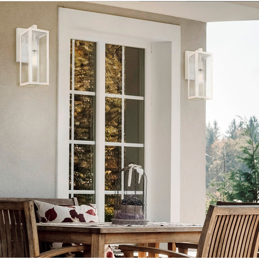 Outdoor Lantern In White Finish