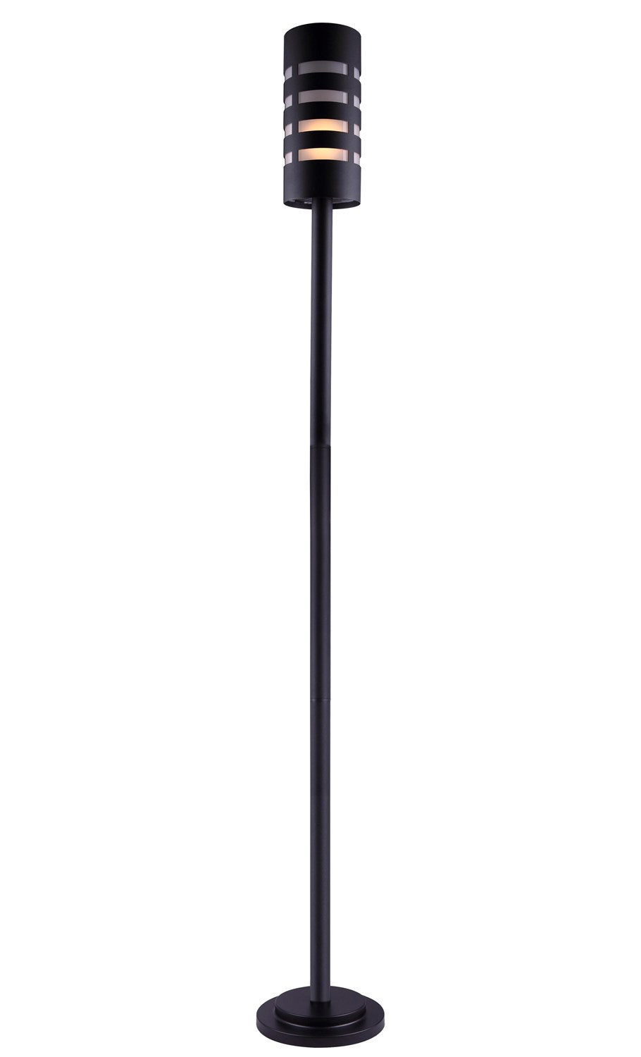 Outdoor Post Lantern In Black Finish by Canarm