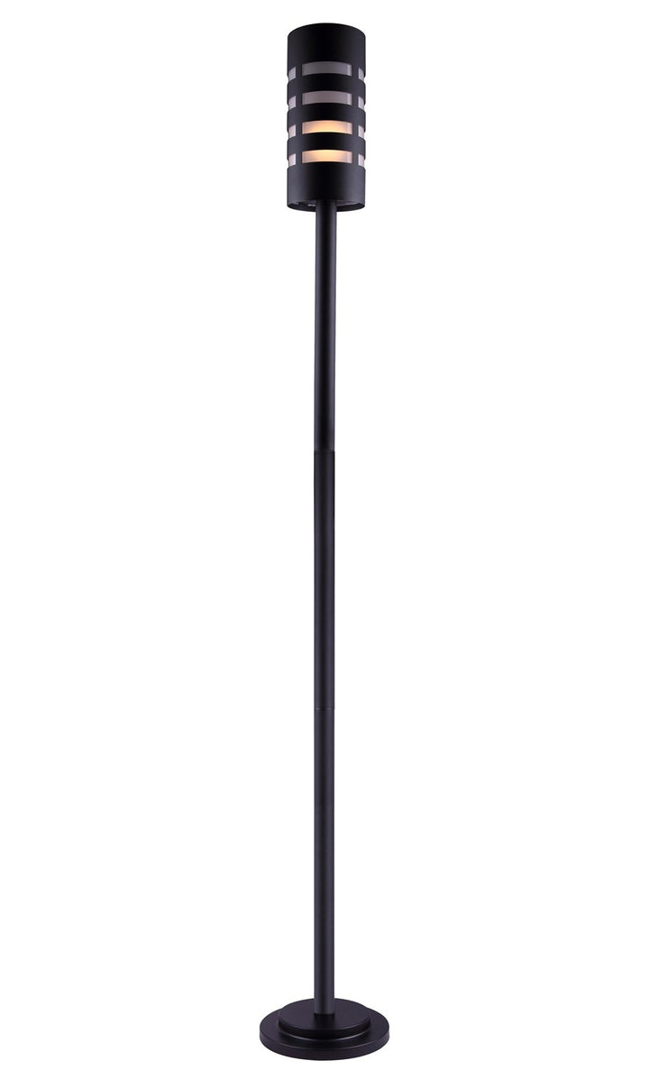 Outdoor Post Lantern In Black Finish by Canarm